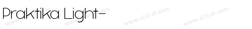 Praktika Light字体转换